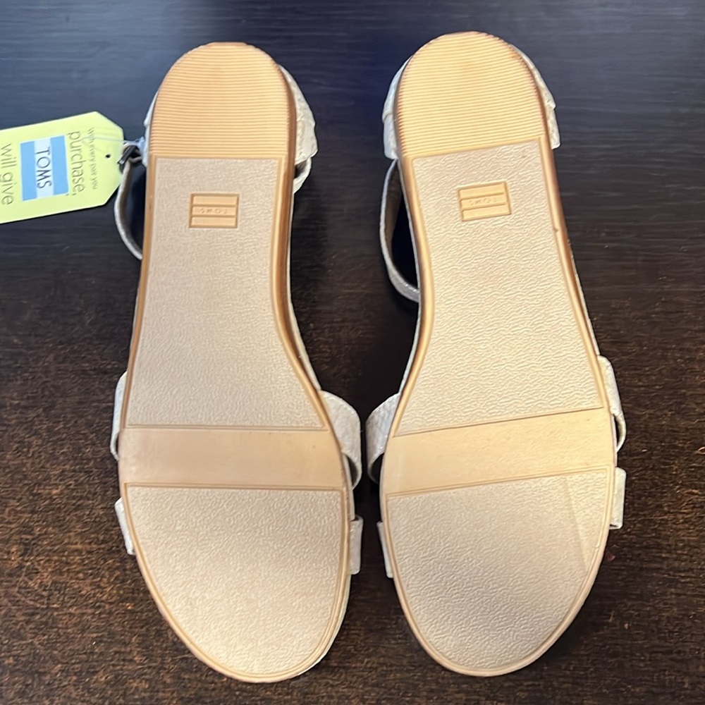 Correa Sandal Gold Suede Snake - Picture 7 of 7
